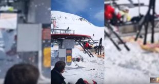 gruzia georgia Ski-lift accident in Gudauri