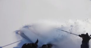 Powder ski in October Кilian Јornet